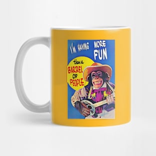 OG CHIMP - More Fun Than A Barrel of People Mug